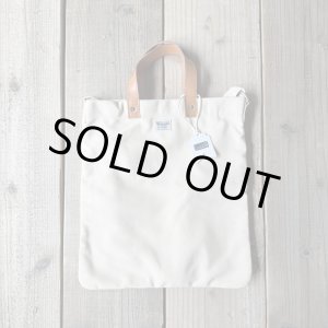 画像: Wasabi / Leather handle tote/cream/17L
