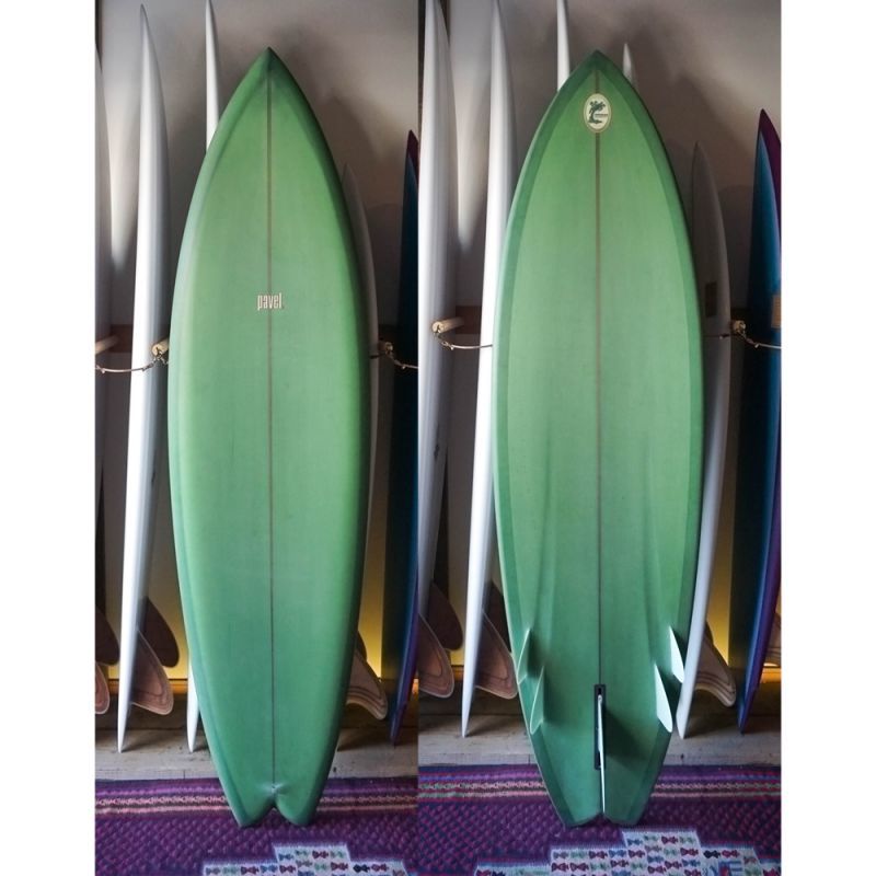 【RICH PAVEL SURFBOARD/リッチパベル】5fin Bonzer swallow 6'6