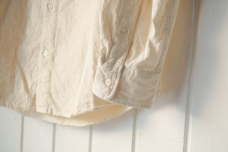 画像4: 【S&Y WORKSHOP】COTTON LINEN SHIRT