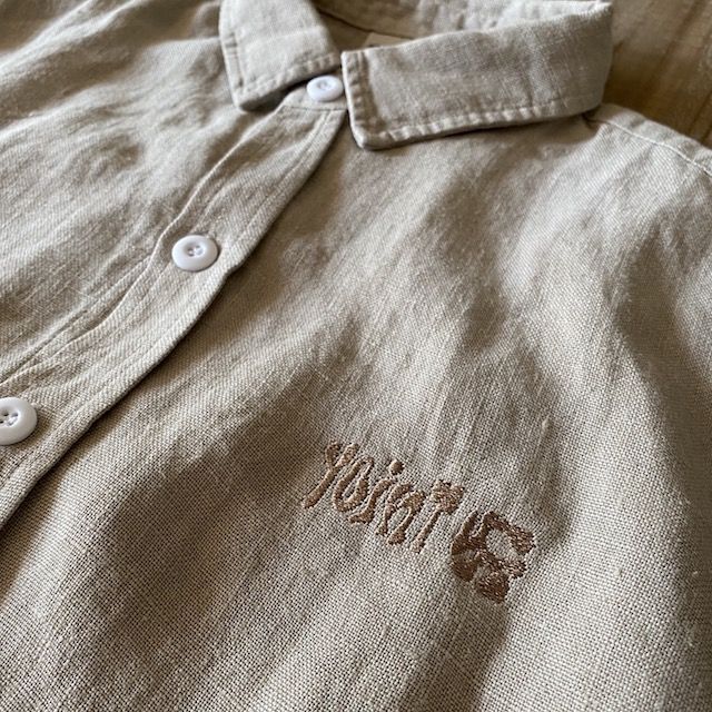 画像2: 【YOINT】Hemp100% Short Sleeve Shirt Natural