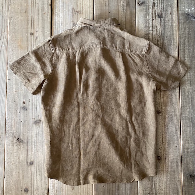 画像3: 【YOINT】Hemp100% Short Sleeve Shirt Brown