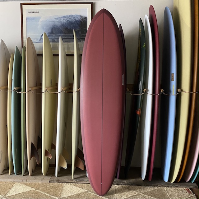 画像1: 【Alex Lopez surfboards/アレックスロペスサーフボード】Roundpin  Single 7'2"