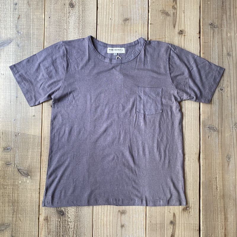 画像1: 【WASABI】POCKET TEE/GRAY