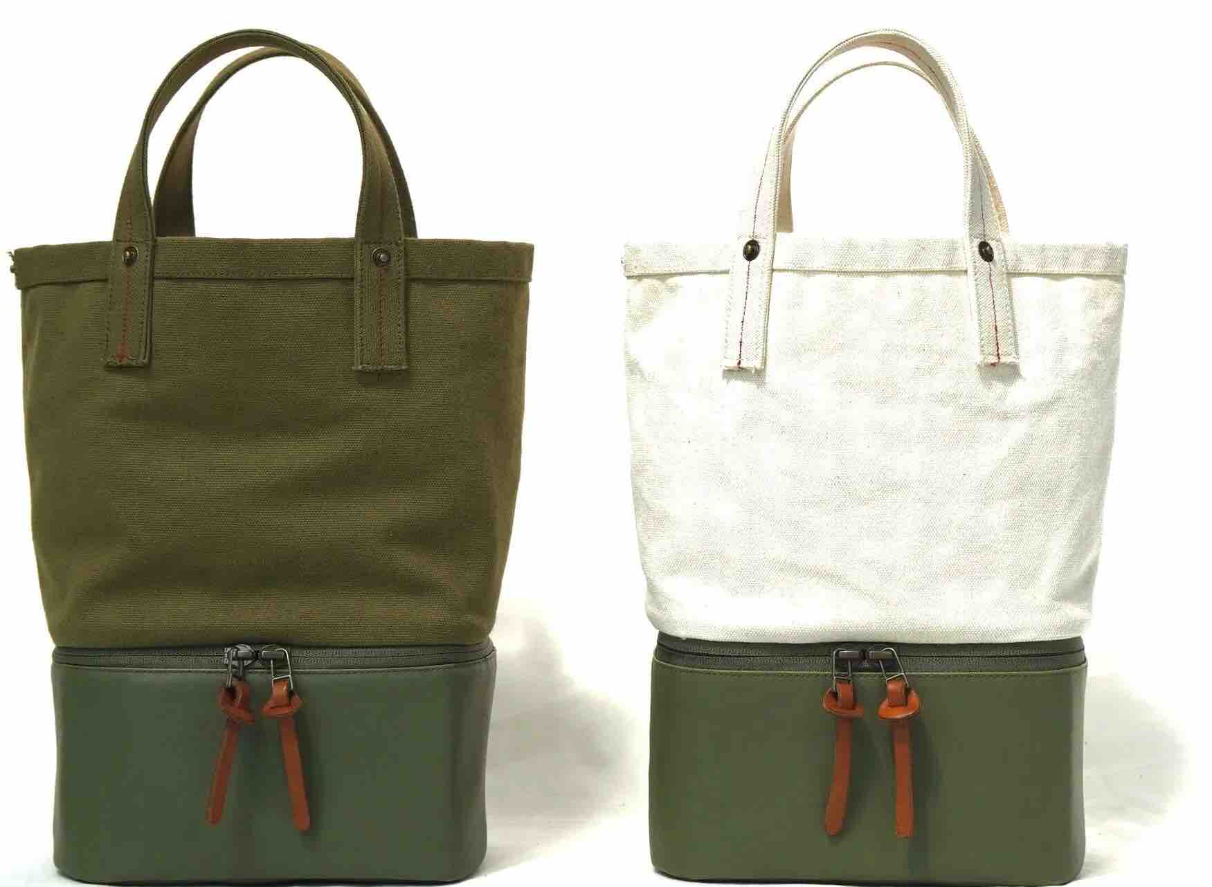 画像2: 【DEFORMASI】Wasabi / Beer cooler canvas tote & Container