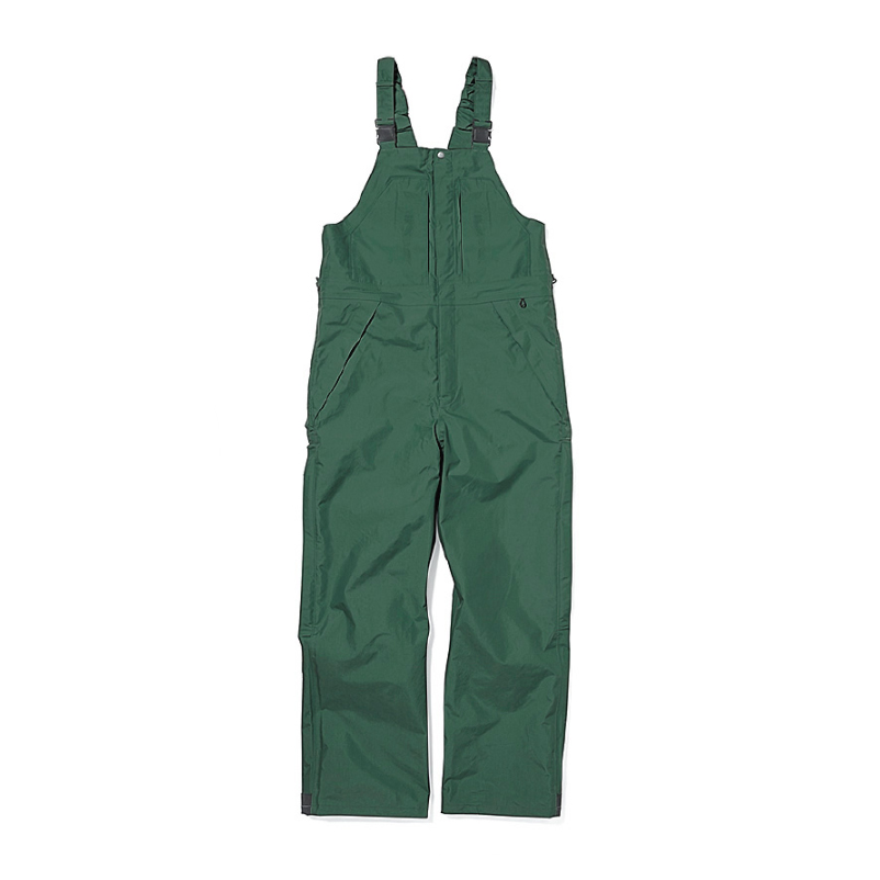 画像1: 23-24モデル【GREEN CLOTHING】BIB PANTS/DULL GREEN/XLサイズ