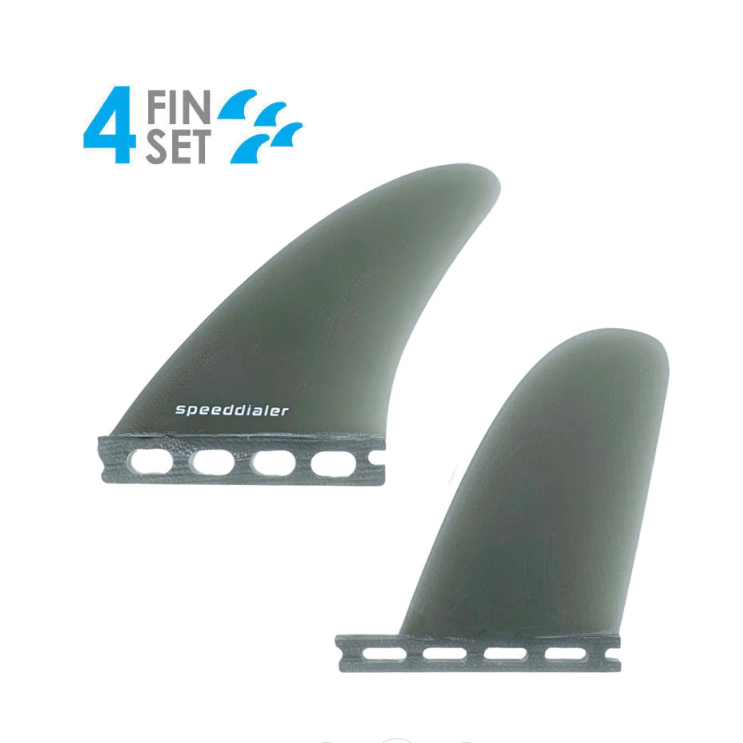 画像1: 【TRUE AMES FIN】Pavel Speed Dialer Quad - Futures Compatible/smoke