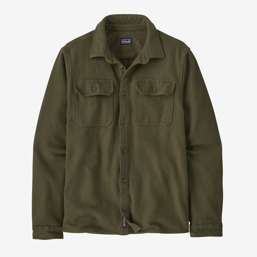 【よ】【美品】パタゴニア フィヨルド シャツ メンズM グリーン メンズ・ロングスリーブ・ライトウェイト・フィヨルド