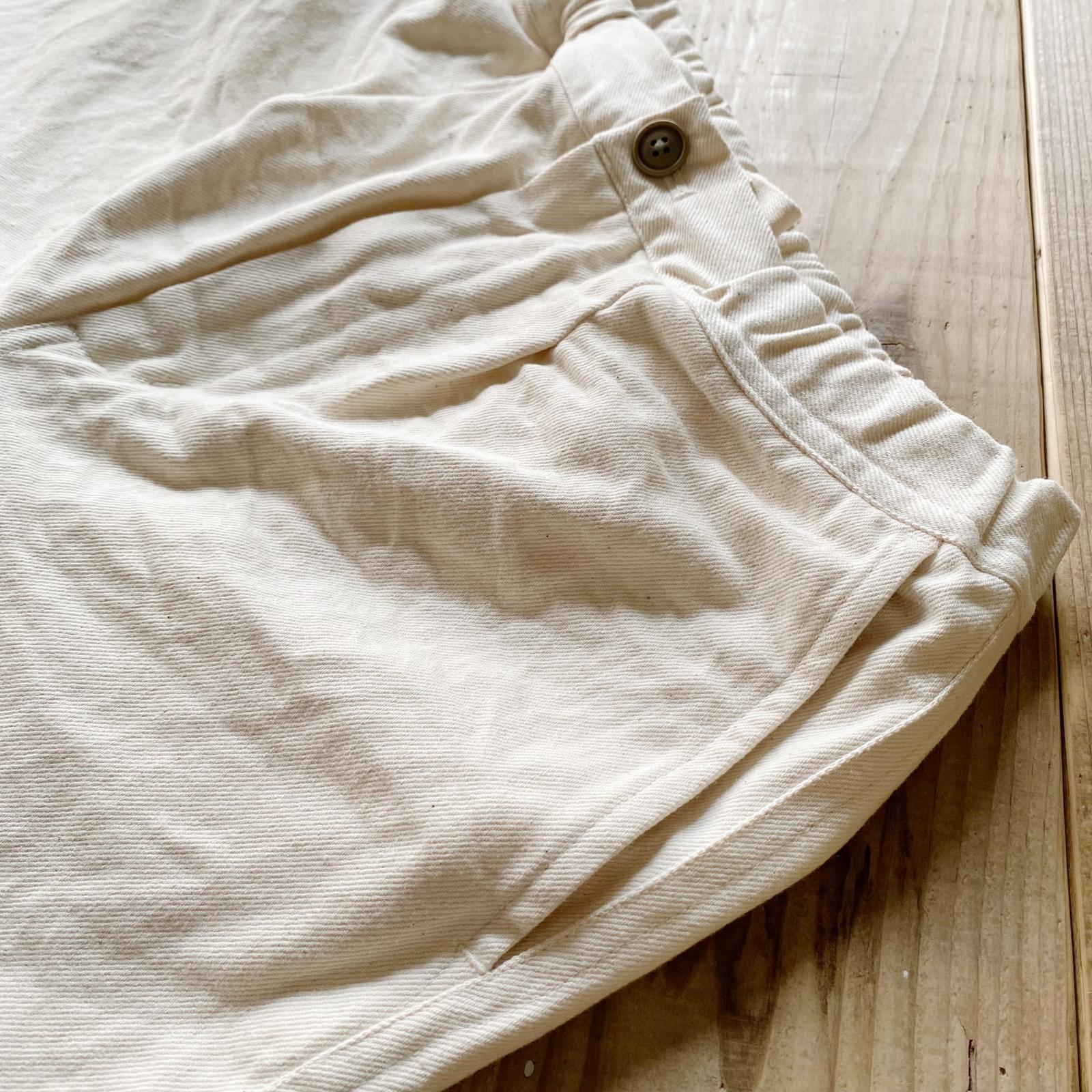 画像3: 【S&Y WORKSHOP】Original Easy Shorts / OrganicCotton "Drill Fabric"